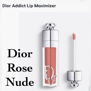 Dior Addict Lip Maximizer Plumping Gloss Color: 038 Rose Nude - sheer nude pink